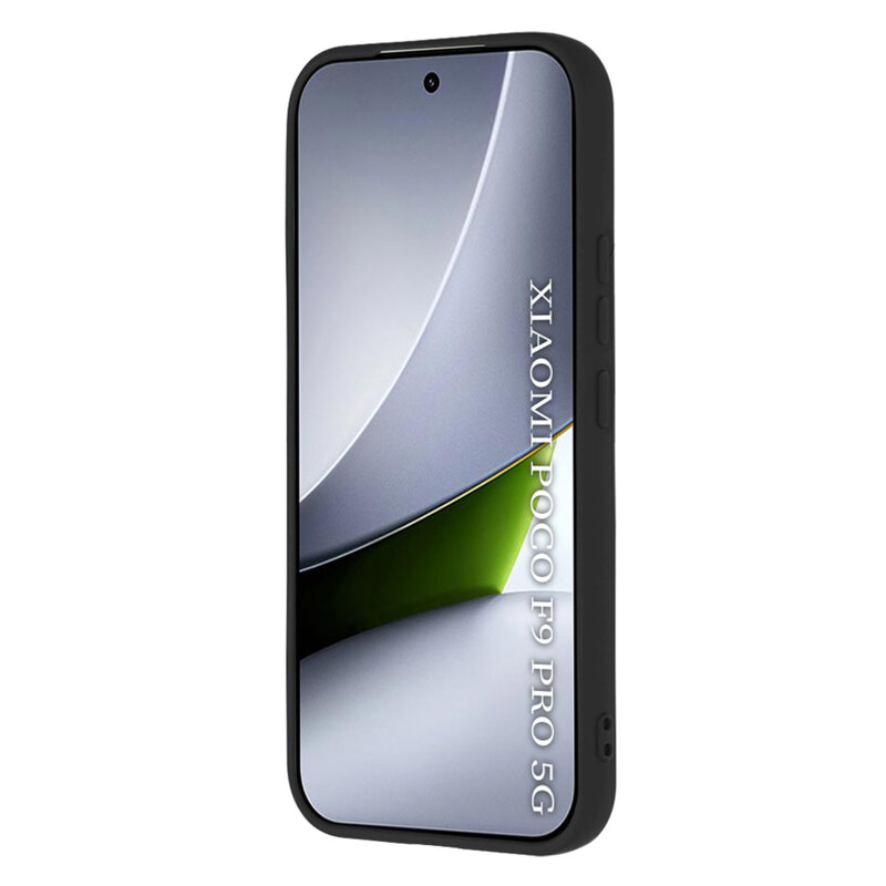 Husa silicon Xiaomi Poco F9 Pro Techsuit SoftFlex, negru