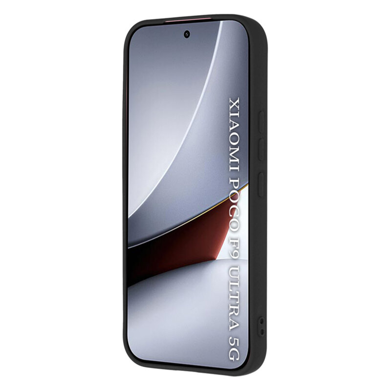 Husa silicon Xiaomi Poco F9 Ultra Techsuit SoftFlex, negru