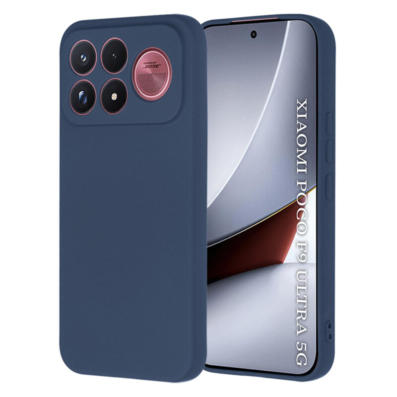 Husa silicon Xiaomi Poco F9 Ultra Techsuit SoftFlex, bleumarin