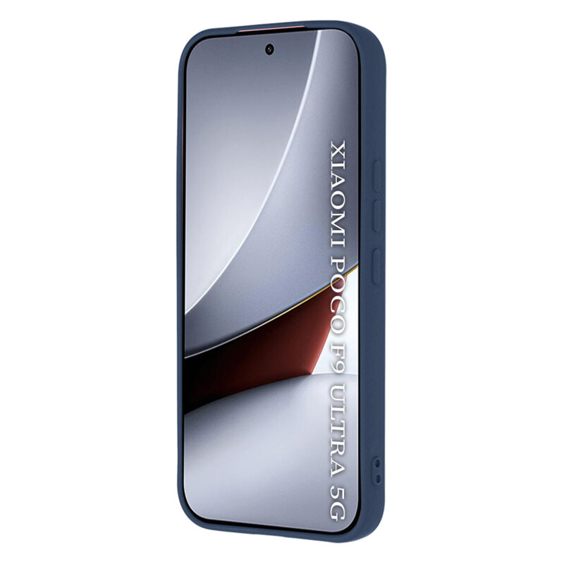 Husa silicon Xiaomi Poco F9 Ultra Techsuit SoftFlex, bleumarin