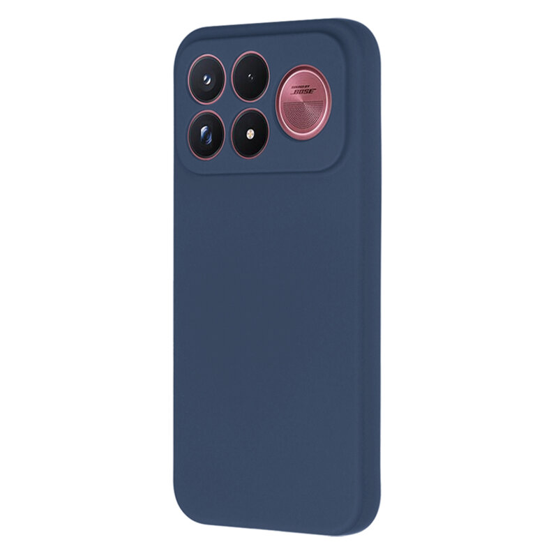 Husa silicon Xiaomi Poco F9 Ultra Techsuit SoftFlex, bleumarin
