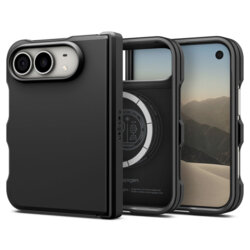 Husa iPhone Duo Spigen Tough Armor Pro MagSafe, negru