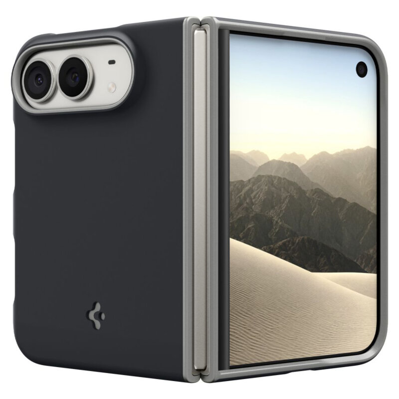 Husa iPhone Duo Spigen Nano Pop MagSafe, negru