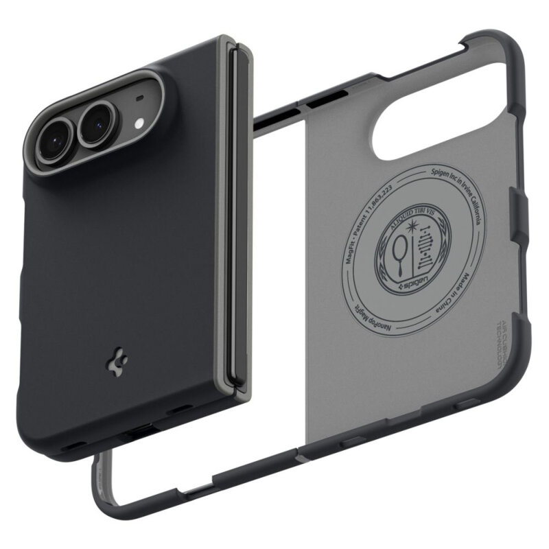 Husa iPhone Duo Spigen Nano Pop MagSafe, negru