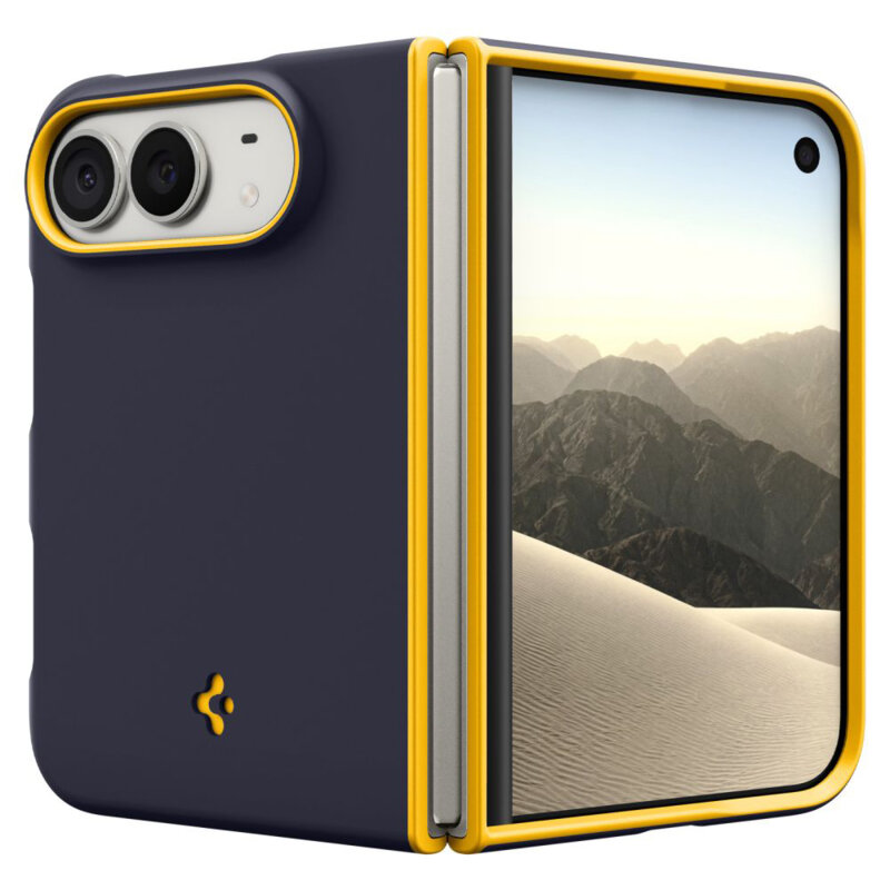 Husa iPhone Duo Spigen Nano Pop MagSafe, bleumarin