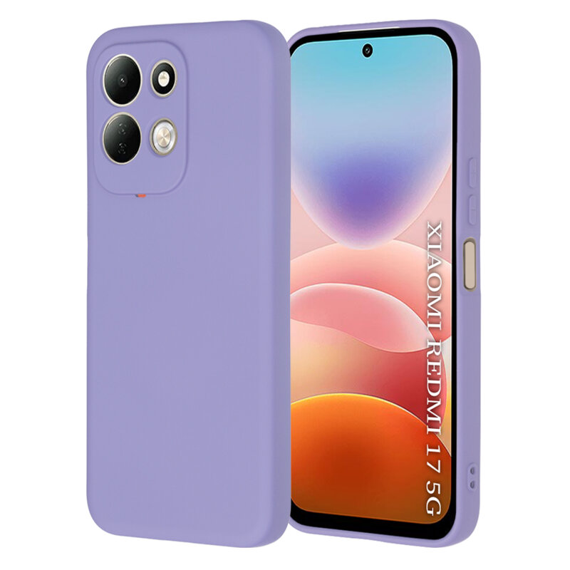 Husa silicon Xiaomi Redmi 17 5G Techsuit SoftFlex, violet