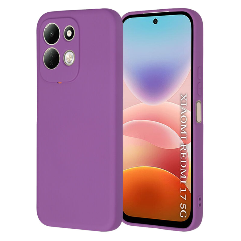 Husa silicon Xiaomi Redmi 17 5G Techsuit SoftFlex, mov