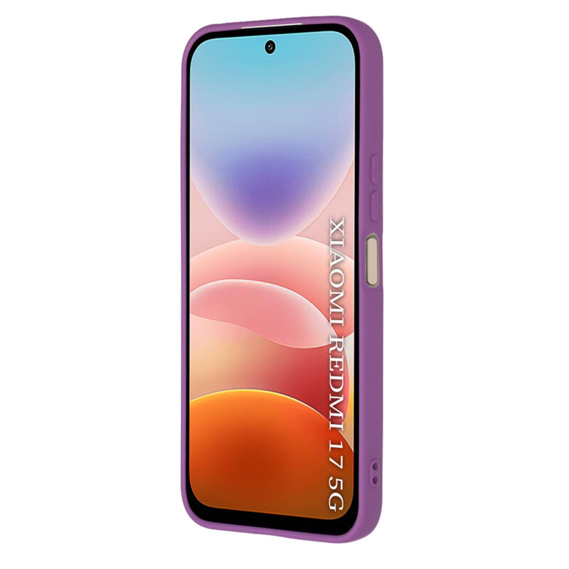 Husa silicon Xiaomi Redmi 17 5G Techsuit SoftFlex, mov