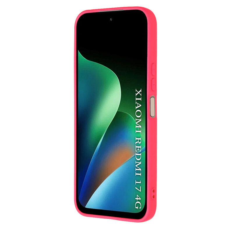 Husa silicon Xiaomi Redmi 17 4G Techsuit SoftFlex, fucsia