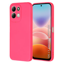 Husa silicon Xiaomi Redmi 17 5G Techsuit SoftFlex, fucsia
