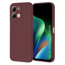 Husa silicon Xiaomi Redmi 17 4G Techsuit SoftFlex, bordo