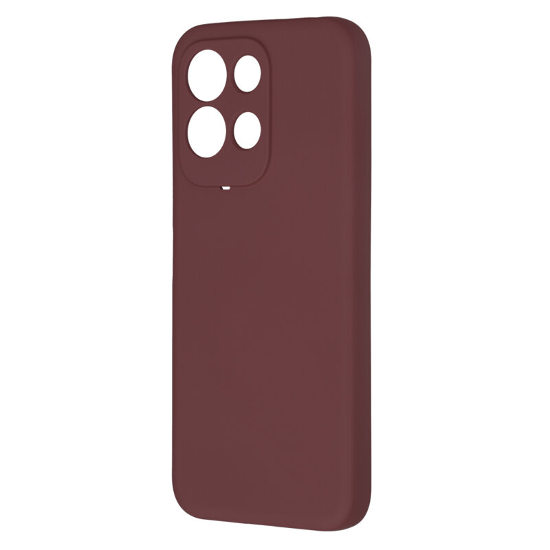 Husa silicon Xiaomi Redmi 17 5G Techsuit SoftFlex, bordo