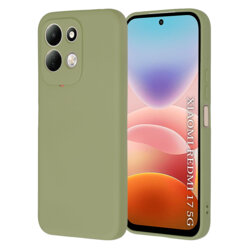 Husa silicon Xiaomi Redmi 17 5G Techsuit SoftFlex, verde