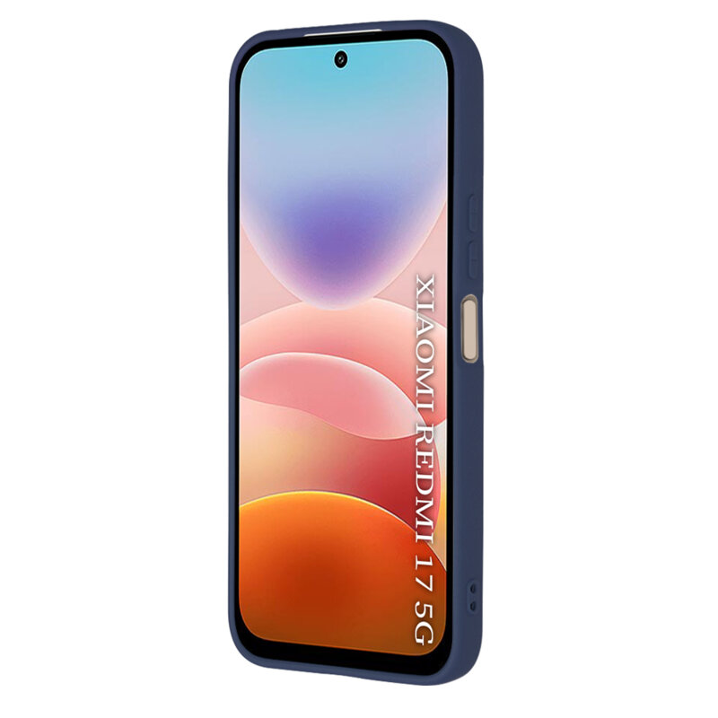Husa silicon Xiaomi Redmi 17 5G Techsuit SoftFlex, bleumarin