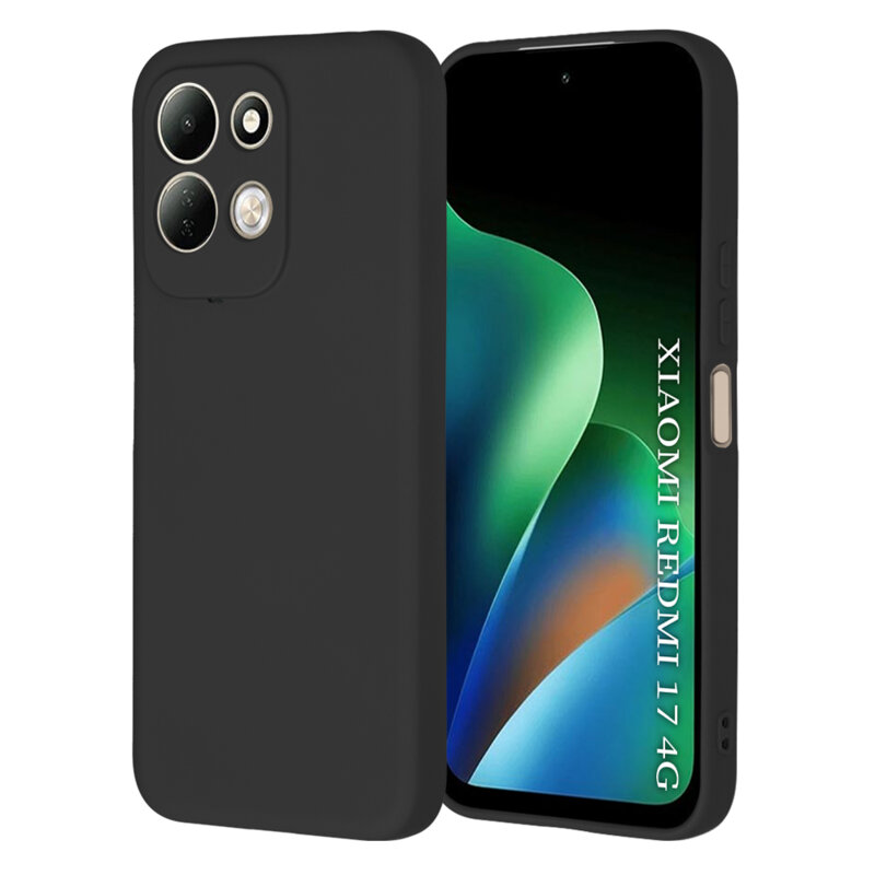 Husa silicon Xiaomi Redmi 17 4G Techsuit SoftFlex, negru