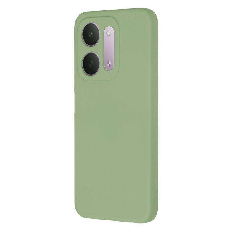 Husa silicon Xiaomi Redmi 17C 5G Techsuit SoftFlex, verde deschis