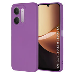 Husa silicon Xiaomi Redmi 17C 5G Techsuit SoftFlex, mov