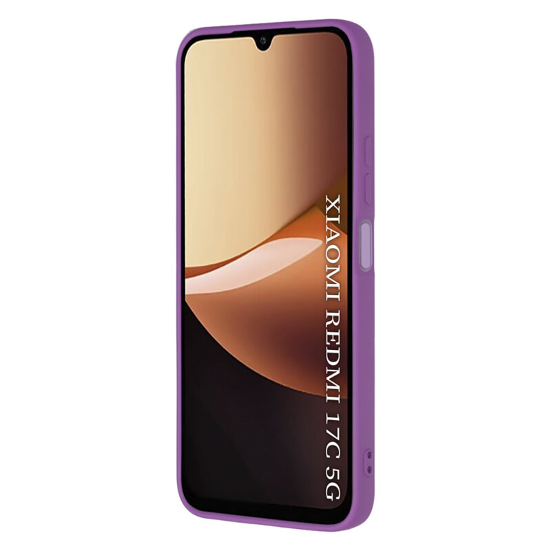Husa silicon Xiaomi Redmi 17C 5G Techsuit SoftFlex, mov