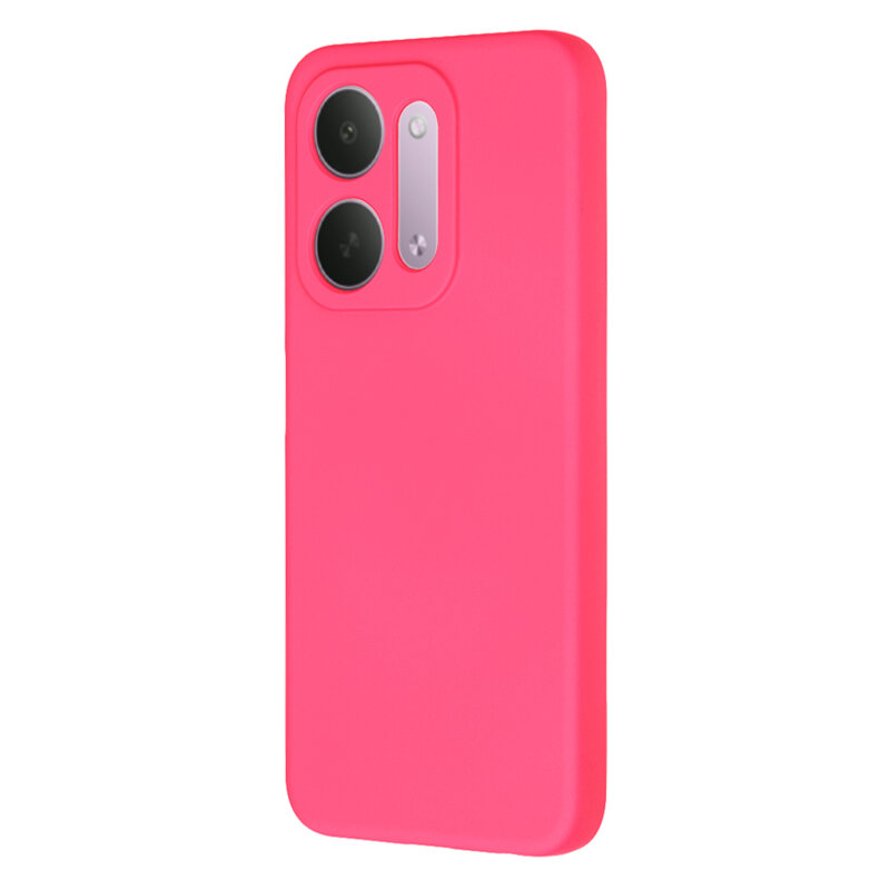 Husa silicon Xiaomi Redmi 17C 5G Techsuit SoftFlex, fucsia