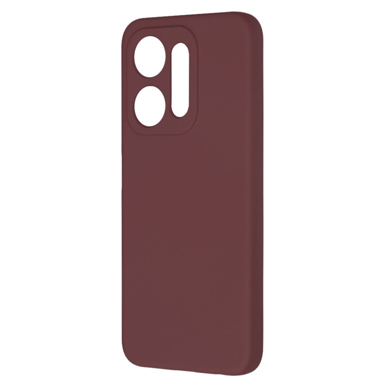 Husa silicon Xiaomi Redmi 17C 5G Techsuit SoftFlex, bordo