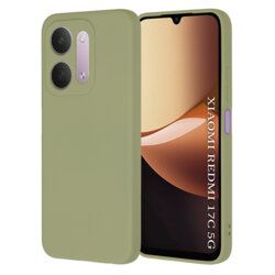 Husa silicon Xiaomi Redmi 17C 5G Techsuit SoftFlex, verde