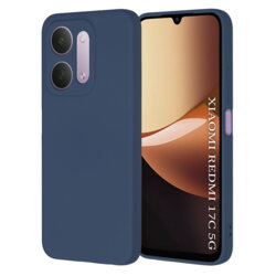 Husa silicon Xiaomi Redmi 17C 5G Techsuit SoftFlex, bleumarin