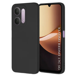 Husa silicon Xiaomi Redmi 17C 5G Techsuit SoftFlex, negru