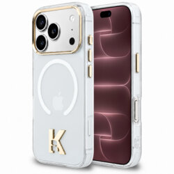 Husa iPhone 18 Pro Max Karl Lagerfeld IML K Head Logo MagSafe, clear, KLHMP18X5HTMKHDH