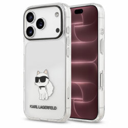 Husa iPhone 18 Pro Max Karl Lagerfeld IML NFT Choupette, transparenta, KLHCP18XHNCHTCT