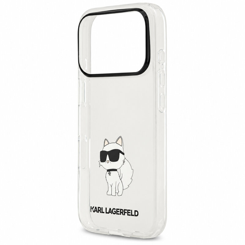Husa iPhone 17 Pro Karl Lagerfeld IML NFT Choupette, transparenta, KLHCP18LHNCHTCT