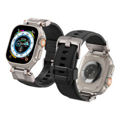 Curea Apple Watch 8 45mm Spigen DuraPro Armor, negru