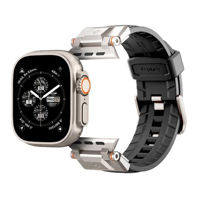 Curea Apple Watch 8 45mm Spigen DuraPro Armor, negru