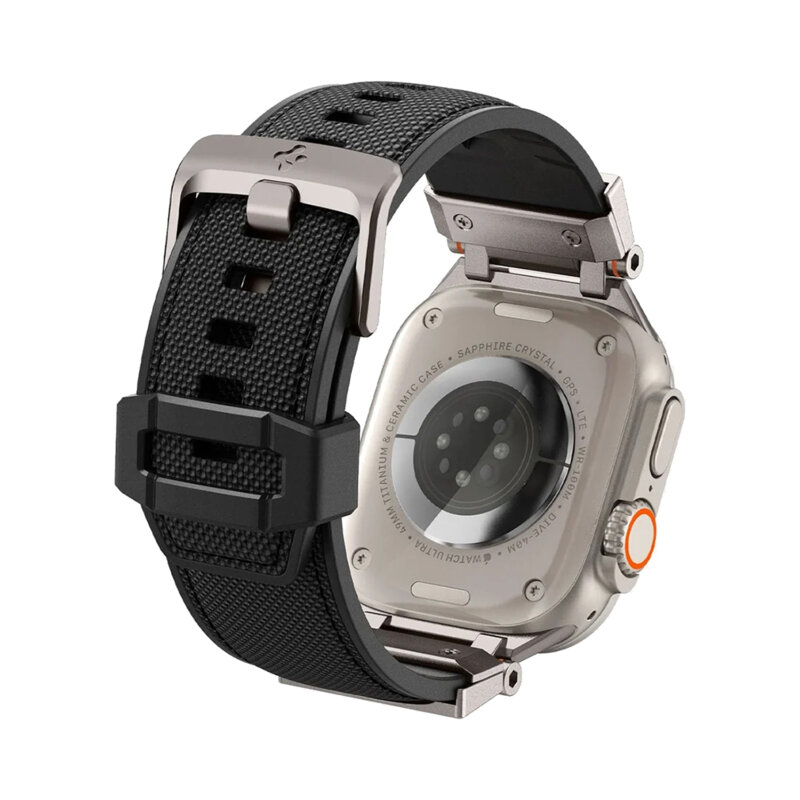 Curea Apple Watch SE 44mm Spigen DuraPro Armor, negru
