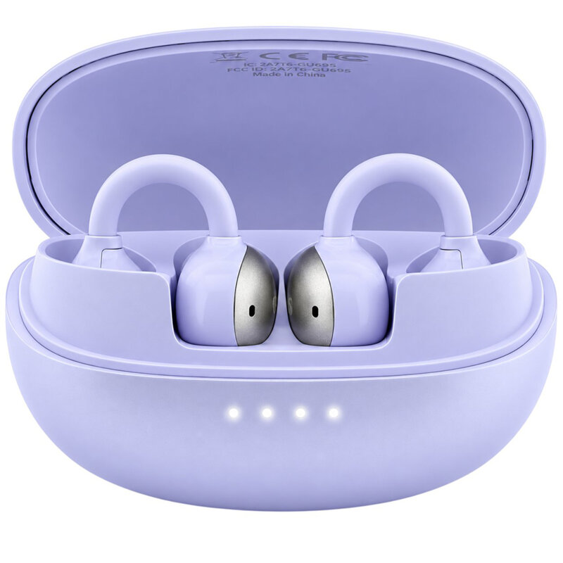 Casti wireless Bleuetooth 5.4, 300mAh Guess Metalic Finish, mov