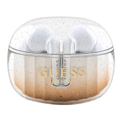 Casti in-ear TWS originale Guess, IPX4, auriu, GUTWSHDGKEED