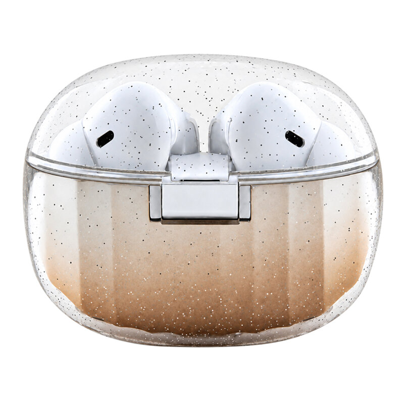 Casti in-ear TWS originale Guess, IPX4, auriu, GUTWSHDGKEED