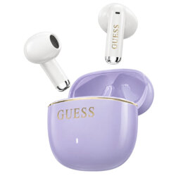 Casti Bluetooth Guess Glossy Gold Line Classic, mov, GUTWSG3HGECU