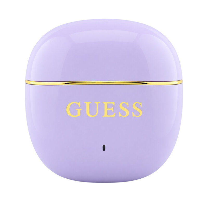 Casti Bluetooth Guess Glossy Gold Line Classic, mov, GUTWSG3HGECU