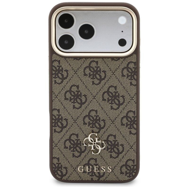 Husa originala Guess iPhone 18 Pro Max Hardcase 4G Cardslot MagSafe, maro, GUBPHCP18XP4SM44CW