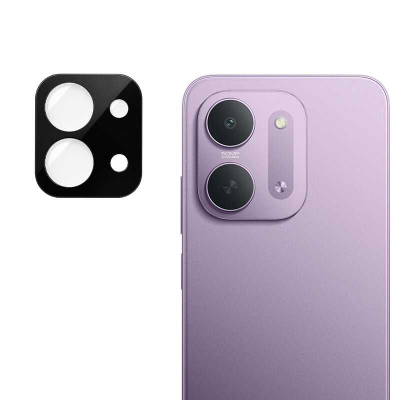 Folie camera Xiaomi Redmi 17C 5G Techsuit Full Glass, negru