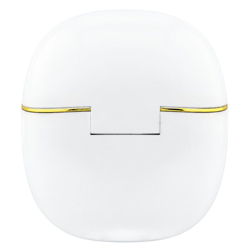 Casti Bluetooth Guess Glossy Gold Line Classic, alb, GUTWSG3HGECH