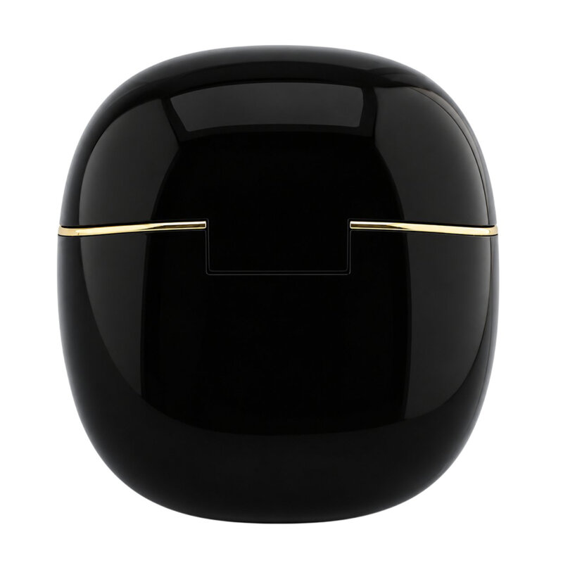 Casti Bluetooth Guess Glossy Gold Line Classic, negru, GUTWSG3HGECK