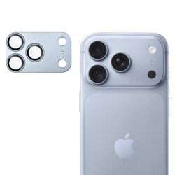 Folie camera iPhone 18 Pro Max Techsuit Full Glass, bleu