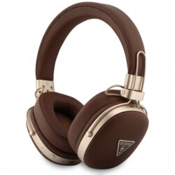 Casti Bluetooth Guess Grained Triangle Logo, maro, GUBHP72PGTCSW