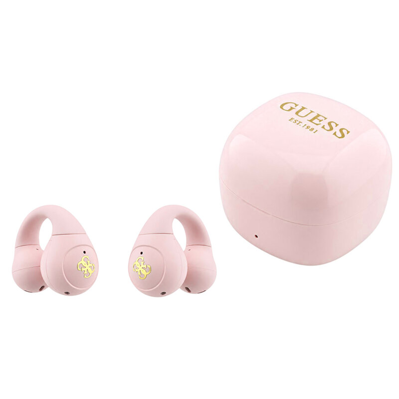 Casti sport Guess Mini Classic, roz, GUTWSW85LEEP
