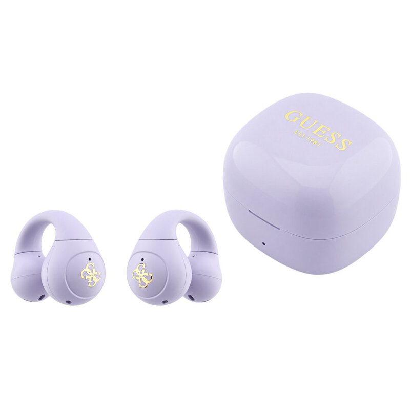 Casti sport Guess Mini Classic, mov, GUTWSW85LEEU