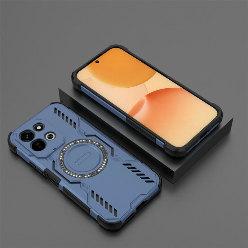 Husa Xiaomi Redmi 17 5G Techsuit ArmorMag Case, albastru