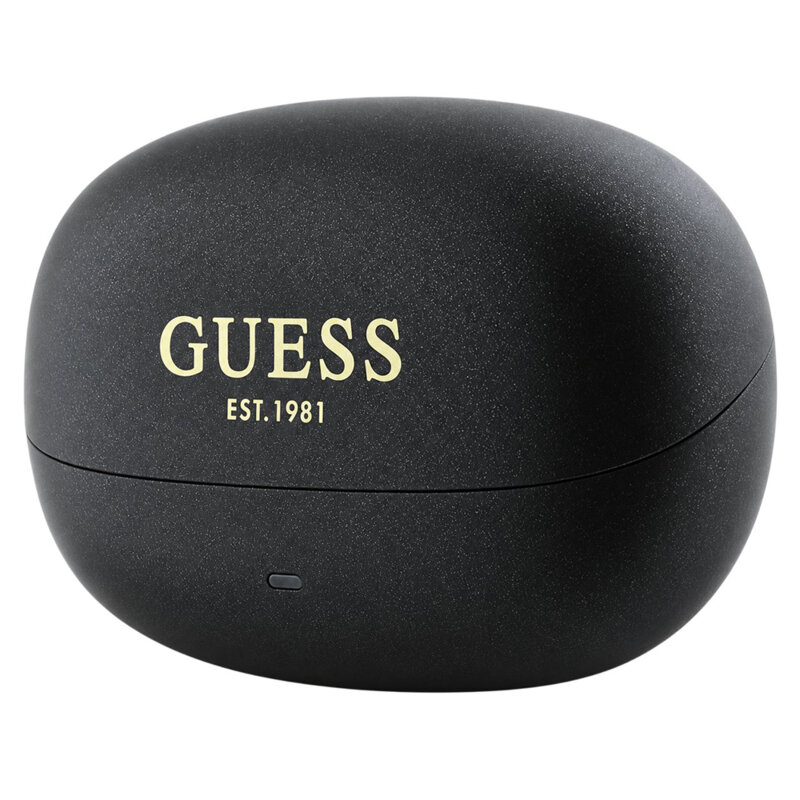 Casti wireless Guess, Bluetooth, TWS, negru, GUTWST88MCTGK