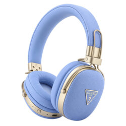 Casti Bluetooth Guess Grained Triangle Logo, bleu, GUBHP72PGTCSB