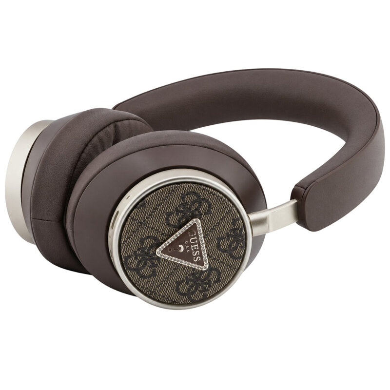 Casti Bluetooth Guess 4G Triangle Logo, maro, GUBHC15P4MRCTW